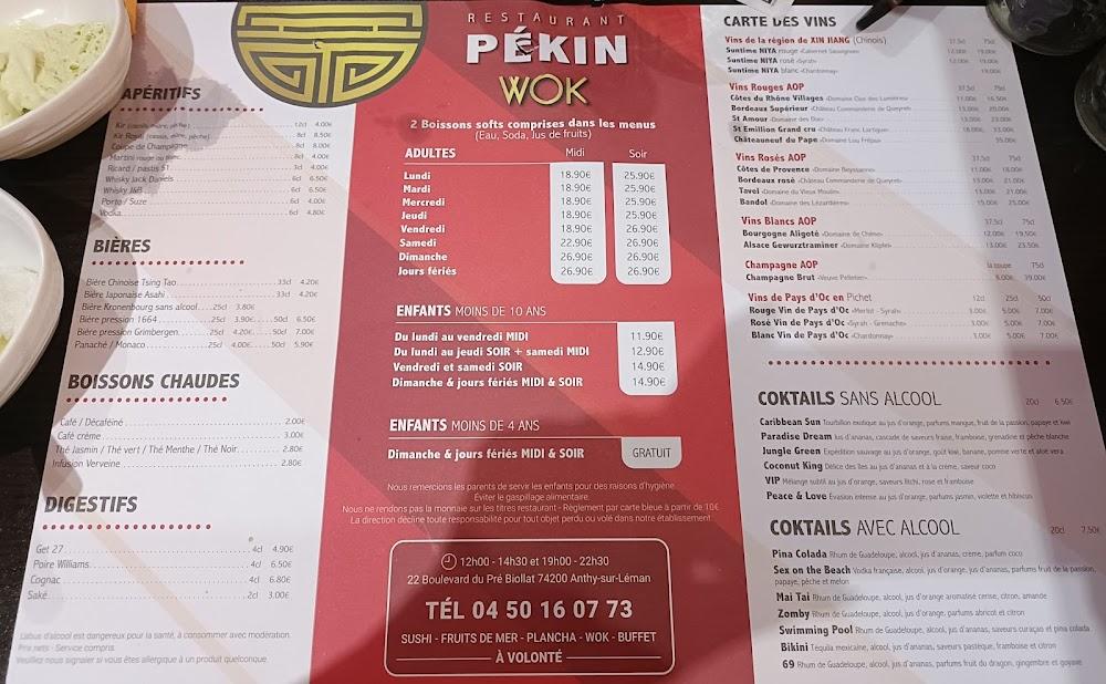 Pékin wok - Menu Image 1